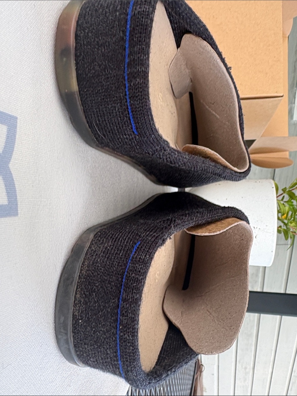 Rothy's Black Knit Slip-On Mules - Picture 5 of 7